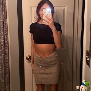 Fuzzy lilac skirt from Windsor